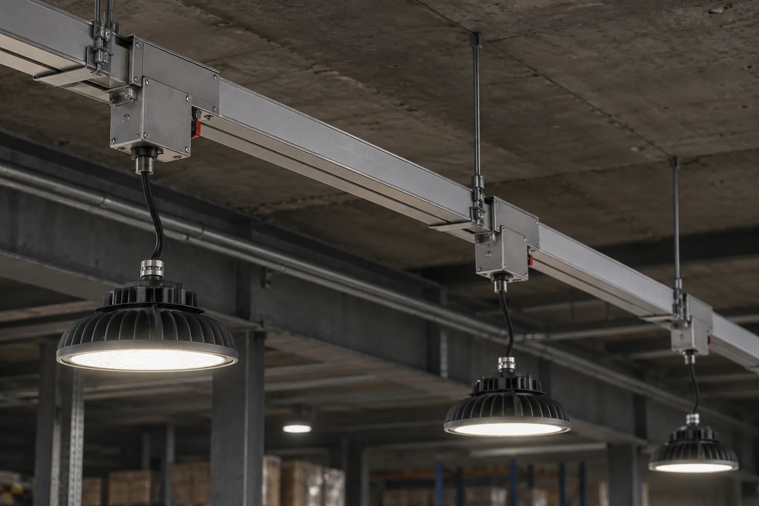Illustration of busway equipment: Lighting Busway